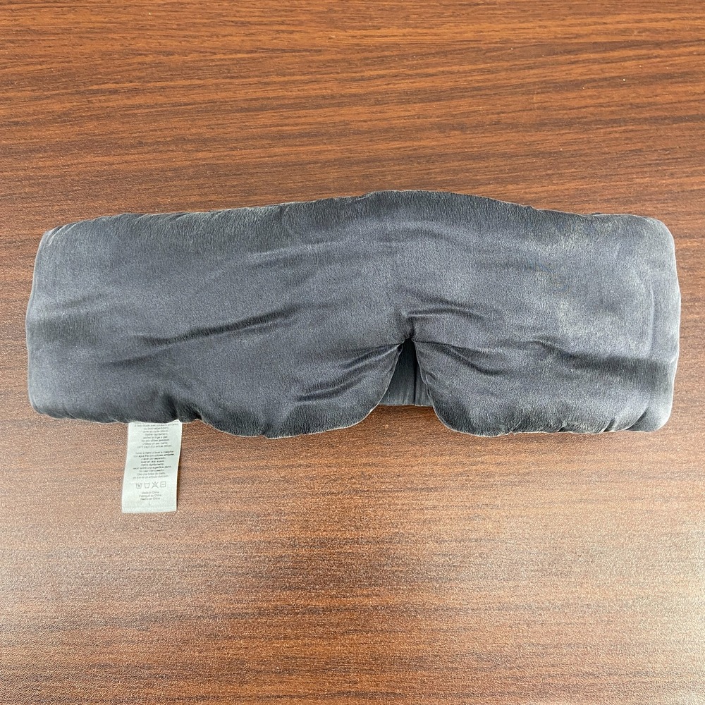 Lunya Washable Silk Single Sleep Eye Mask Womens Large Gray Noise Reducing